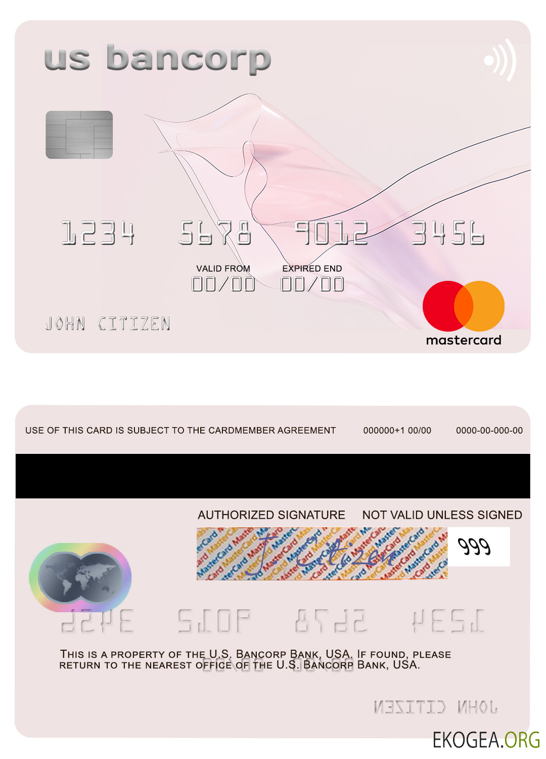 États Unis Mastercard de la Bancorp Bank des États Unis